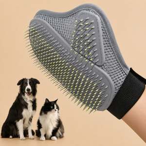 Pet Grooming Hair Removal Gloves